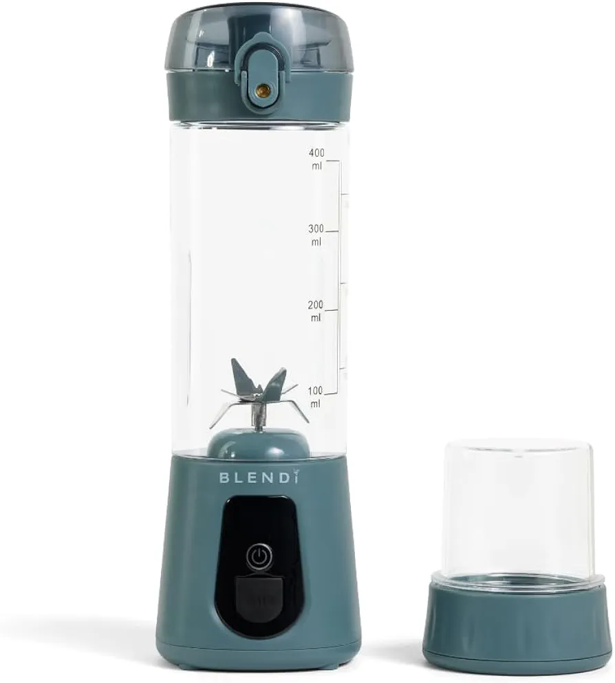 BLENDi Pro+ Portable Blender, 17oz Cordless Personal Blender for Smoothies & Shakes - 120W USB-C Rechargeable, Self-Cleaning, Stainless Steel Blades, BPA-Free, Travel-Friendly & Leakproof - Grey