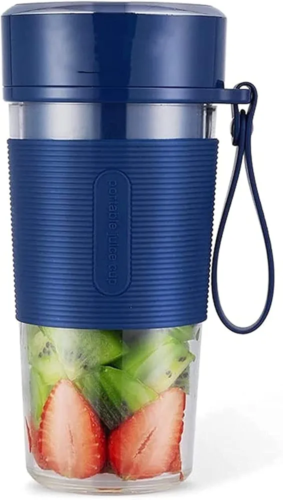 Portable Blender, Cordless Personal Blender Juicer, Mini Mixer, Smoothies Maker Fruit Blender Cup With USB Rechargeable, 10oz/300ml for Home, Office, Sports, Travel, Outdoors