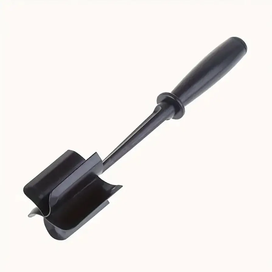 Potato Masher，ground Beef Chopper Tool，meat Chopper，kitchen Utensils，meat Masher，hamburger Smasher Tool，meat Chopper for Ground Beef，ground Beef Masher，ground Meat Smasher (Black)
