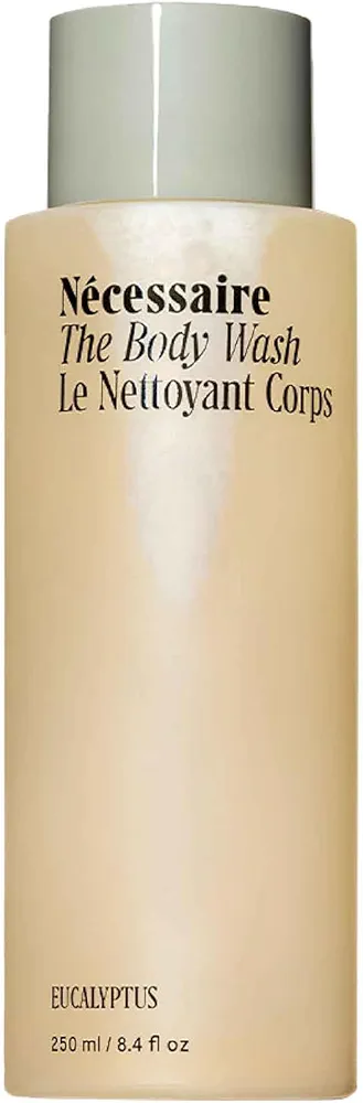 Nécessaire The Body Wash Eucalyptus - Natural Body Wash for Women & Men, Replenishing Shower Gel with Niacinamide, Vitamin C/E + Omega 6/9. Oil-In-Gel Cleanse, 8.4 fl oz.