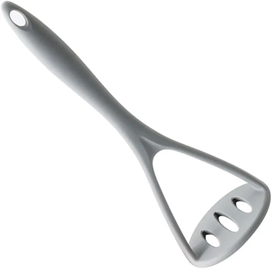 UPKOCH Potato Masher Silicone Food Masher Fruit Ricer Crusher Avocado Masher Cooking Kitchen Gadget Smasher Hand Tools for Vegetables Fruits Bean Food Grey