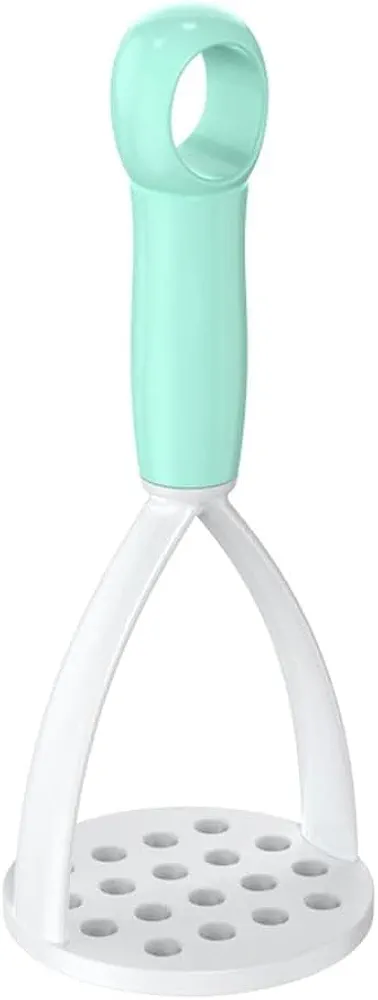 Green Manual Silicone Potato Masher, Mini Potato Masher Fruit and Vegetable Tools for Non-Stick Cookware Potato Mashers and Ricers, Cooking Utensils Masher, Potato Mashers, Potato Mashers and Ricers