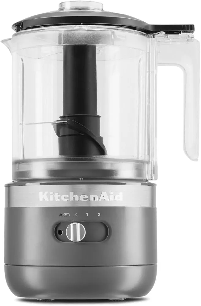 KitchenAid 5 Cup Food Chopper Cordless KFCB519DG, Charcoal Grey
