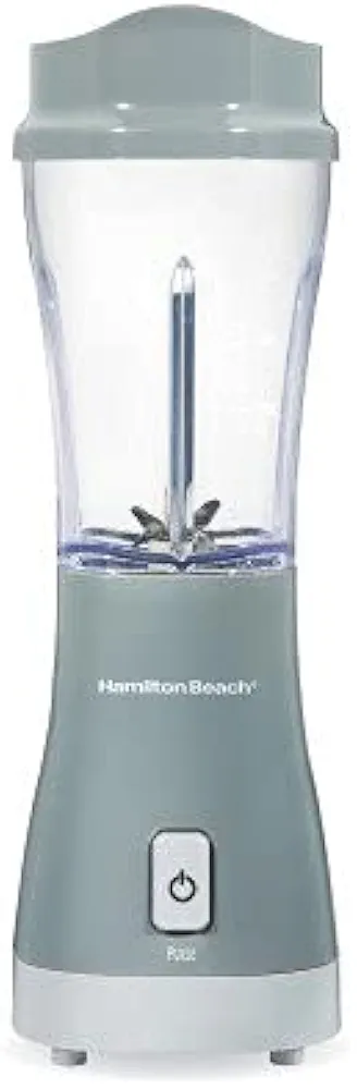 Hamilton Beach Single Serve Personal Smoothie Blender with 14 oz. Travel Cup and Lid,, 4.00x5.00x11.25inch