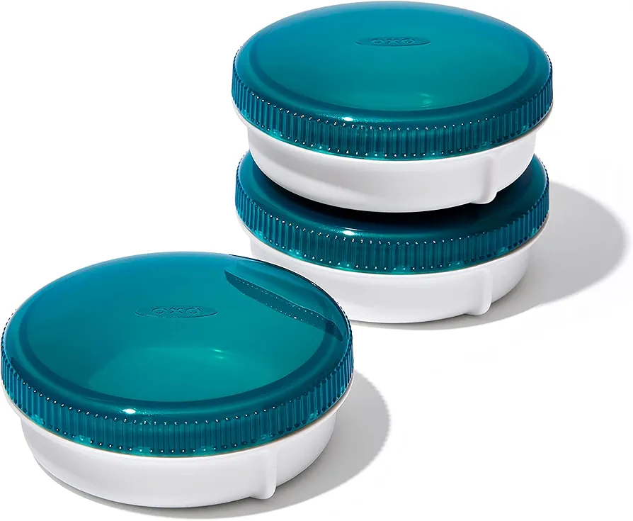 OXO Good Grips Prep & Go Leakproof Condiment Containers, 3 Count (Pack of 1)