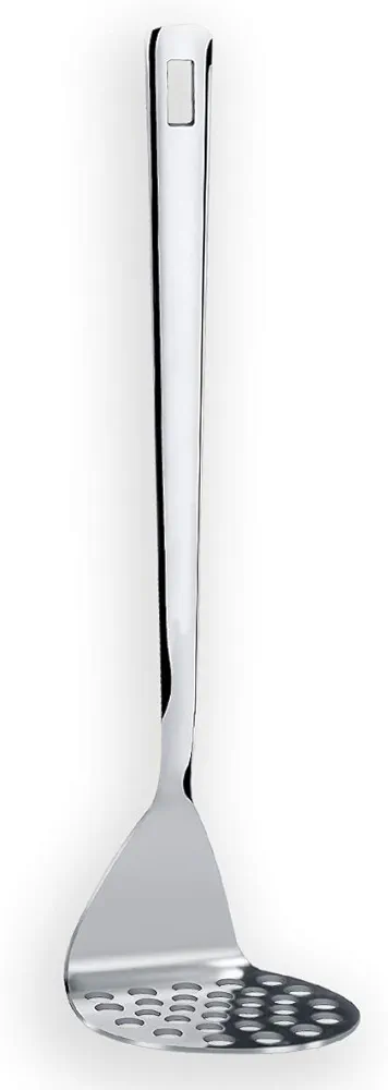 Stainless Steel Potato Masher, Berglander Heavy Duty Metal Potato Ricer, Food Masher Utensil Hand Masher, Vegetables Fruits Versatile Masher, Heat Resistant, Dishwasher Safe, Easy to Clean